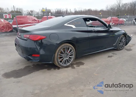 2017 Infiniti Q60 3.0T Red Sport 400 from USA, damaged, VIN JN1FV7EL2HM701282